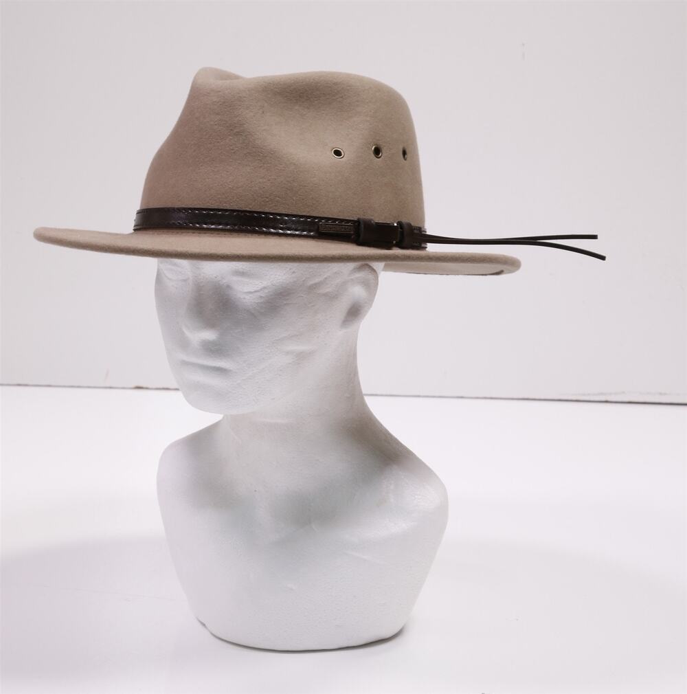 Pendleton Getaway Putty Wool Felt Packable Crush-resistant Outback Fedora Hat